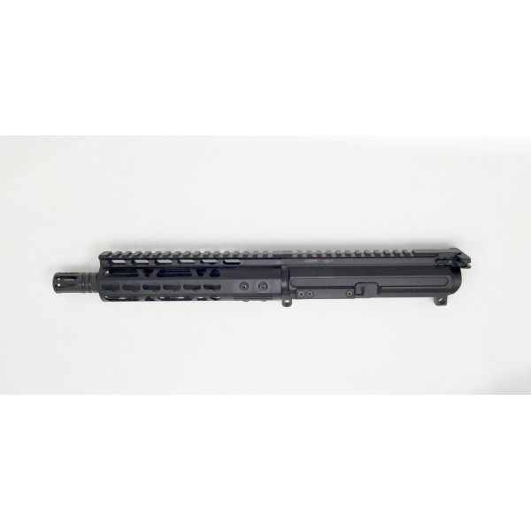 AR-9 9MM 8" LRBHO "SLICK SIDE" TACTICAL UPPER HALF WITH BCG AND CHARGING HANDLE