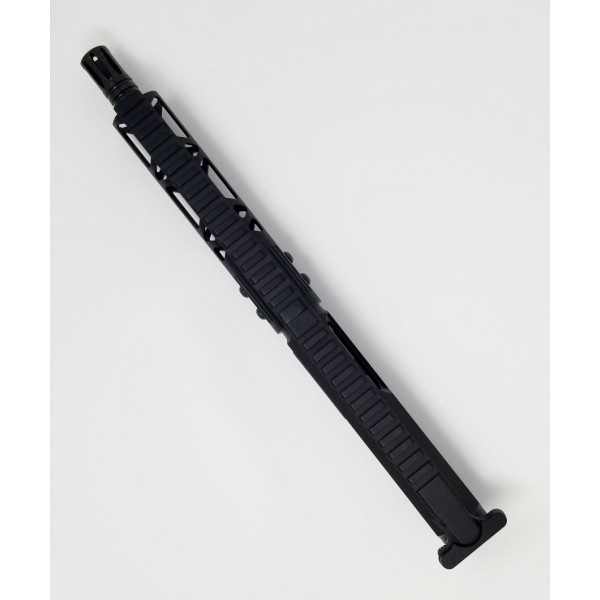 AR-9 9MM 8" LRBHO "SLICK SIDE" TACTICAL UPPER HALF WITH BCG AND CHARGING HANDLE