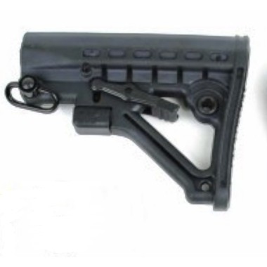 Adaptive Tactical EX Performance Adjustable MILSPEC Stock / No Buttpad / Black