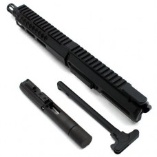 AR 10MM 10.5" SLICK SIDE PREMIUM UPPER ASSEMBLY / LRBHO / BCG & CH