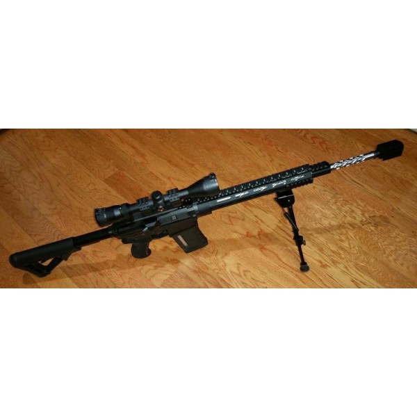 AR-10 .308 20" Premium Fluted Stainless Rifle Build Kit / 15" C-Cut Mlok / DPMS