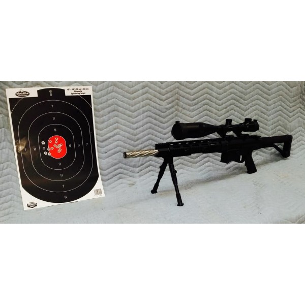 AR-10 .308 20" Premium Fluted Stainless Rifle Build Kit / 15" C-Cut Mlok / DPMS