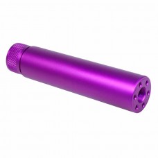 AR-15 SLIP OVER FAKE SUPPRESSOR / ANODIZED PURPLE / 1/2X28