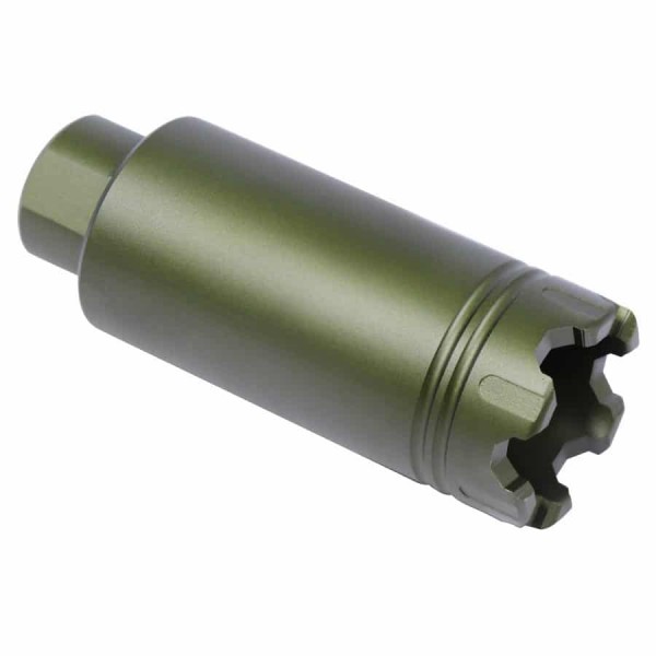 AR-15 SLIM LINE ‘TRIDENT’ FLASH CAN WITH GLASS BREAKER / ANODIZED GREEN