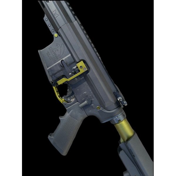 AR-15 5.56/.223 10.5" Semi Auto Pistol | Green Accents | Shroud | SBA3 