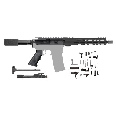 AR-15 300 Blackout 10.5" Pistol Build Kit / 10" Slim Mlok / Classic