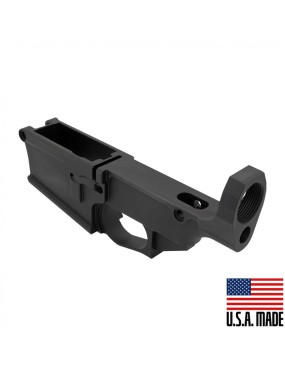 AR-10 .308 80% Black Anodized Billet Lower Receiver for DPMS Style Builds – CNC Machined, Compatible with DPMS & SR-25 Magazines, Made in USA