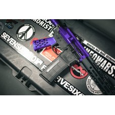 AR-15 5.56/.223 16" MINIMALIST SERIES RIFLE KIT / PURPLE ACCENTS / 15" MLOK