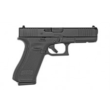 Glock G17 Gen5 9MM Full-Size Pistol, 4.49" Barrel, 17-Round Capacity, Front Serrations, 3 Magazines