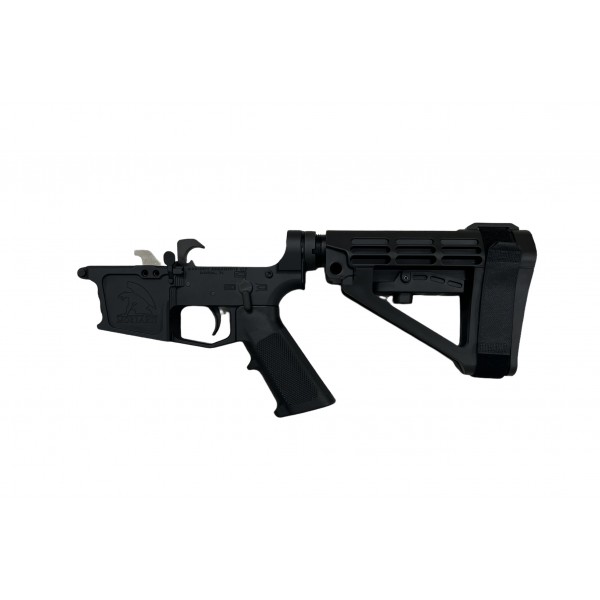 AR-45 Pistol Billet Lower Receiver/ SBA4 Adj Brace / Glock Style Mags
