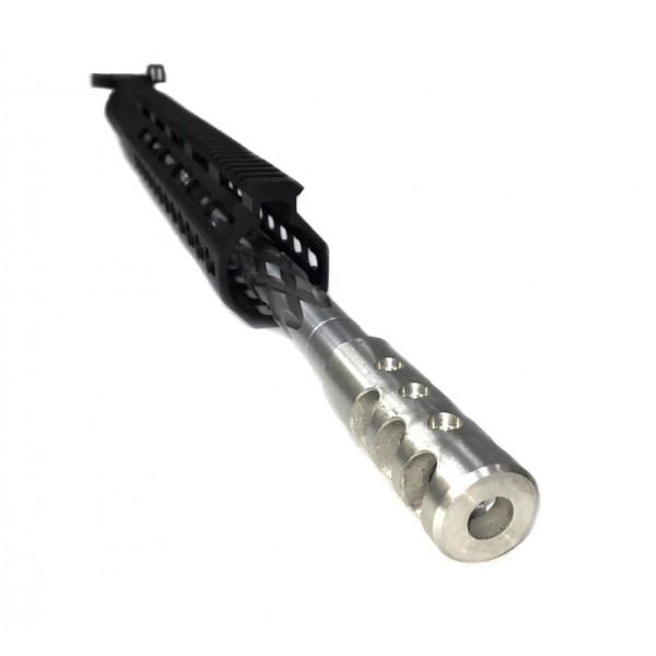 AR-15 300 AAC BLACKOUT 16" STAINLESS STEEL DIAMOND FLUTED UPPER ASSEMBLY