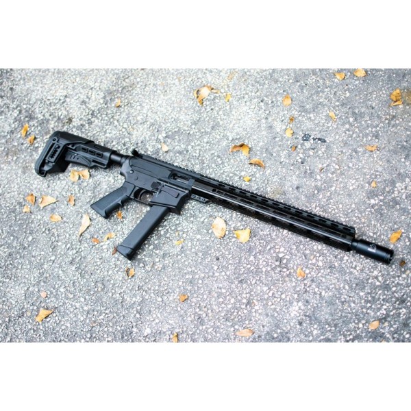 AR .357 Sig Moriarti Arms 16" Slick Side Carbine Rifle / Semi-Auto / LRBHO