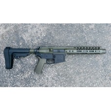 MA-15 7.5" Semi Auto Pistol | M-LOK | OD Green | SBA3 Brace | Slim Profile Muzzle Brake | Choose Caliber