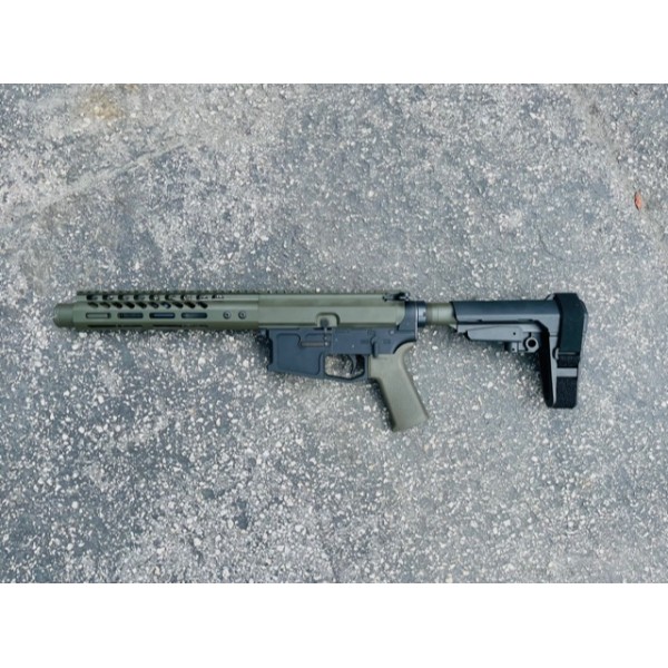 MA-15 5.56 NATO 7.5" Semi Auto Pistol | M-lok | OD Green | SBA3