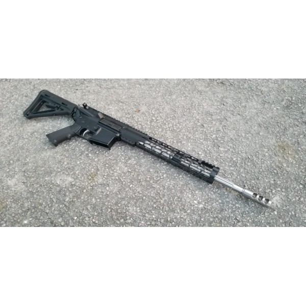 AR-47 7.62X39 16" FLUTED STAINLESS STEEL SEMI-AUTO RIFLE / MAGPUL