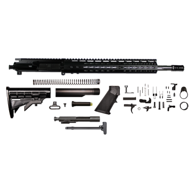 AR-15 5.56/.223 16" stainless steel straight cut rifle kit /12" Mlok