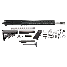 AR-15 5.56/.223 16" stainless steel spiral rifle kit /12" mlok rail