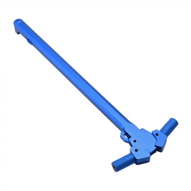 AR-10 Blue Tactical Charging Handle - Ambidextrous