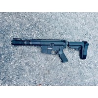 AR-15 300 BLK 5.5" Moriarti Minimalist Series Semi Auto Pistol | SBA3
