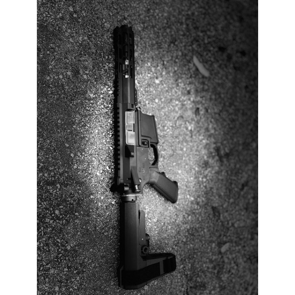 AR-15 300 BLK 5.5" Moriarti Minimalist Series Semi Auto Pistol | SBA3 Brace