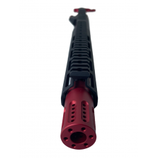 AR-15 5.56/.223 10.5" Mlok Upper Assembly / Red Shroud / Red Accents / CH