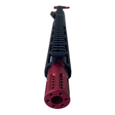 AR-15 5.56/.223 10.5" Mlok Upper Assembly / Red Shroud / Red Accents / CH