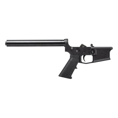 AR-15 5.56 CAL Rifle Complete Lower Receiver w/ A2 Grip, No Stock - Anodized Black - Aero Precision