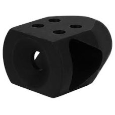 AR 9mm Mini Tanker Muzzle Brake | Steel, Phosphate Finish, 1/2x36