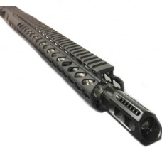 AR-10 .308 18" Stainless Fluted Tactical Upper Assembly with Slanted Brake and Mlok