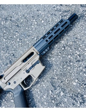 MA-9 9MM Moriarti Arms 'The Prometheus' 7.5" Glock Style Pistol | LRBHO | Slick Side Upper | Custom Cerakote