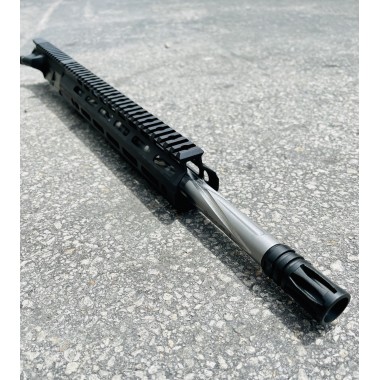 AR-15 .350 Legend 16" Stainless Steel Fluted Upper Assembly | Mlok Handguard | Carbine-Length Gas System