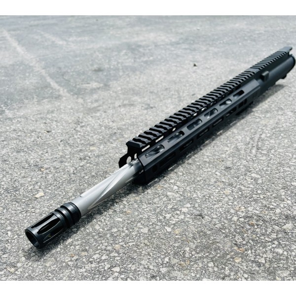 AR-15 .350 Legend  16" Stainless Steel Fluted Upper Assembly / Mlok