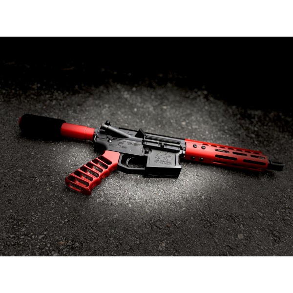 AR-15 5.56/.223 Moriarti 7.5" Semi Auto Pistol | Red | Airlight Series