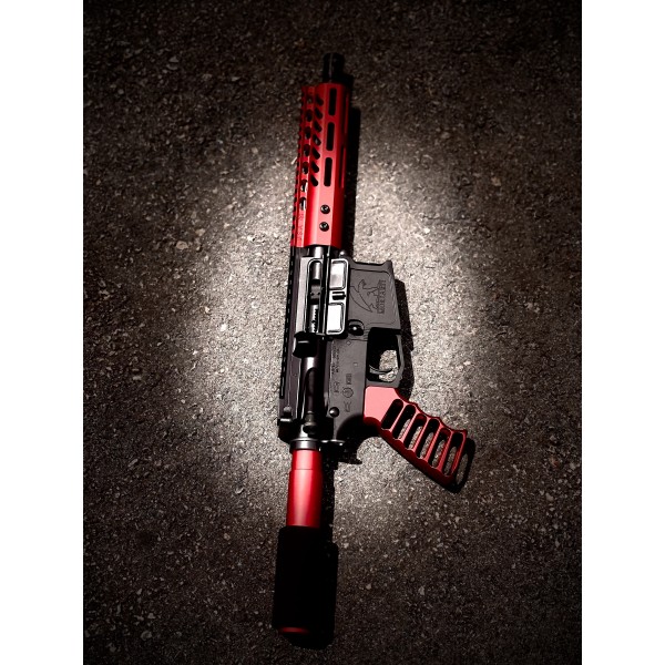 AR-15 5.56/.223 Wylde 7.5" Semi Auto Pistol | Red | Airlight Series