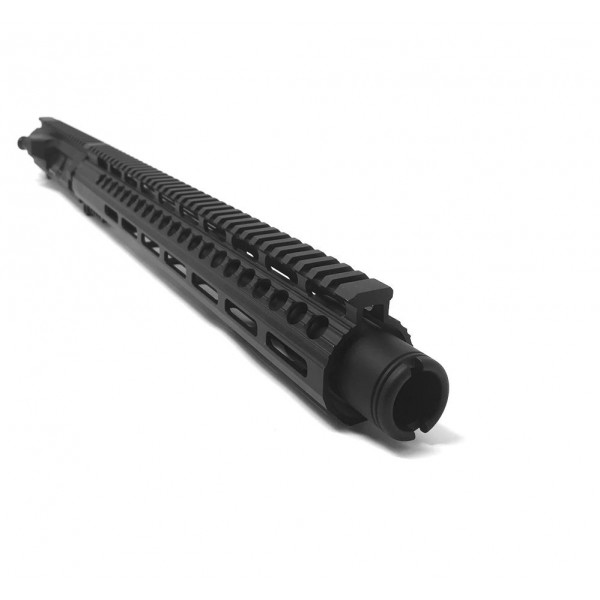 AR-10 308 10.5" Pistol Flash Can Upper Receiver Mlok Assembly
