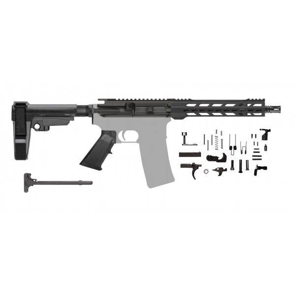 AR-15 5.56/.223 10.5" pistol kit - MLOK / SBA3 /NO BCG