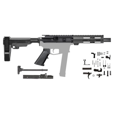 AR-9 9MM PISTOL KIT – 7.5″ M-LOK / SBA3 BRACE / MICROCAN - NON LRBHO