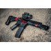 AR-15 7.5" Semi Auto Pistol | Red Accents | SBA3 Brace | Custom Caliber Options