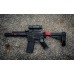 AR-15 7.5" Semi Auto Pistol | Red Accents | SBA3 Brace | Custom Caliber Options