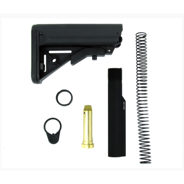 AR-15 MIL-SPEC 6 POS. PREMIUM STOCK W/BUFFER TUBE ASSEMBLY