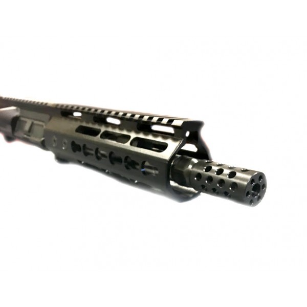AR-15 7.62x39 7.5" nitride upper assembly  / Left Hand / Mlok