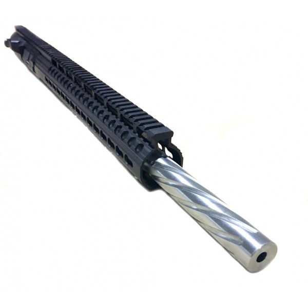 AR-10 .308 20" stainless steel bull spiral fluted tactical upper assembly