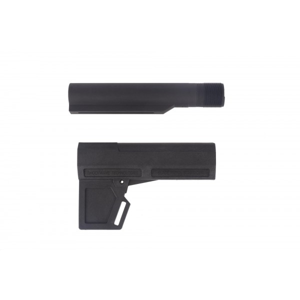 AR Shockwave Blade 2.0 Pistol Stabilizer with Adjustable Buffer Tube - Black