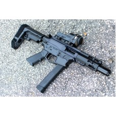 AR-40 4" SLICK SIDE PISTOL UPPER /FLASH CAN, BCG AND CHARGING HANDLE - .40 S&W / NON-LRBHO