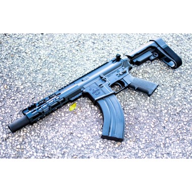 MA-47 7.62x39 7.5" M-LOK Pistol w/ Shroud & SBA3 Brace | Tactical Power & Precision