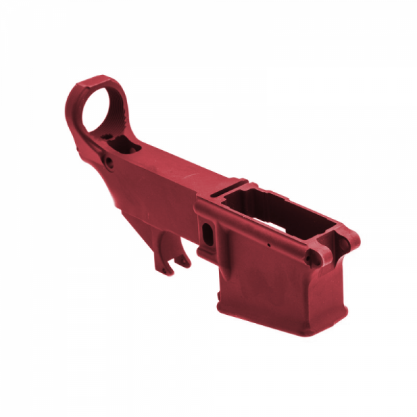 AR-15 80 Lower Receiver Red Anodized