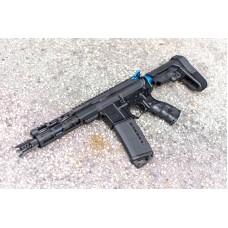 AR-15 7.5" Semi Auto Pistol | Blue Accents | SBA3 | Available in 5.56 NATO, 300 BLK, and 7.62x39