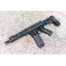 AR-15 7.5" Semi Auto Pistol | Blue Accents | SBA3 | Available in 5.56 NATO, 300 BLK, and 7.62x39