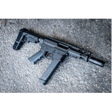 Moriarti Arms MA-45 4" Side Charger .45 ACP Pistol | LRBHO, SBA3 Brace, Cone Muzzle Brake