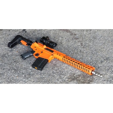 MA-10 .308 WIN MORIARTI ARMAMENTS 12.5" PISTOL / ORANGE / SBA3